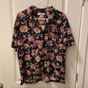 Urban Outfitters Floral Button Up Shirt